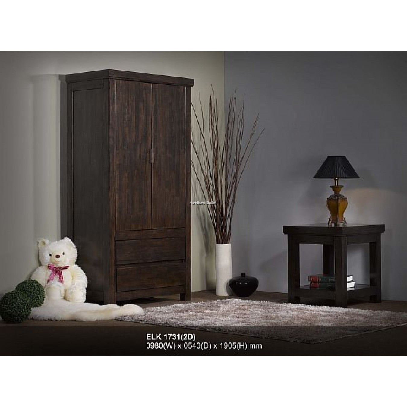 FULL SOLID WOOD BEDROOM SET 3